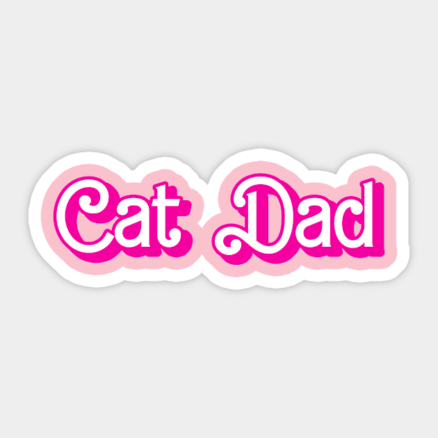 Cat Dad Sticker by 90s Kids Forever